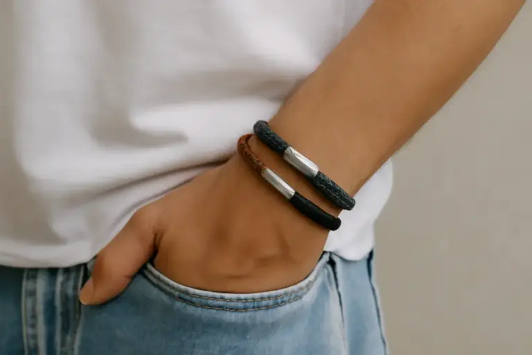 Bracciali intrecciati tendenza stilistica: il dettaglio che rinnova anche il look più semplice