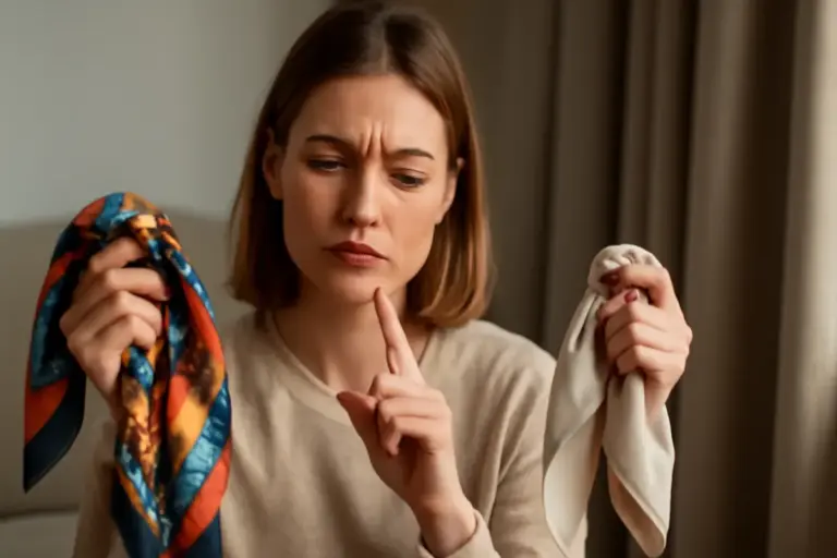 Meglio il foulard colorato o quello neutro? Come scegliere senza sbagliare il tocco chic