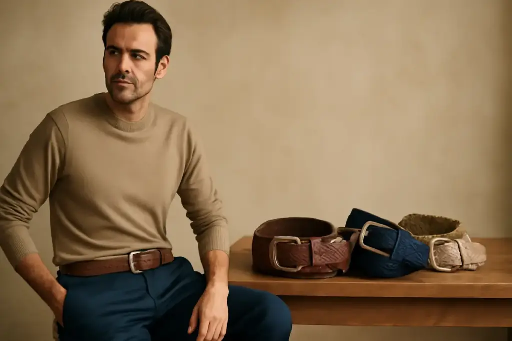 Cinture intrecciate uomo: perché sono la scelta migliore per uno stile casual curato