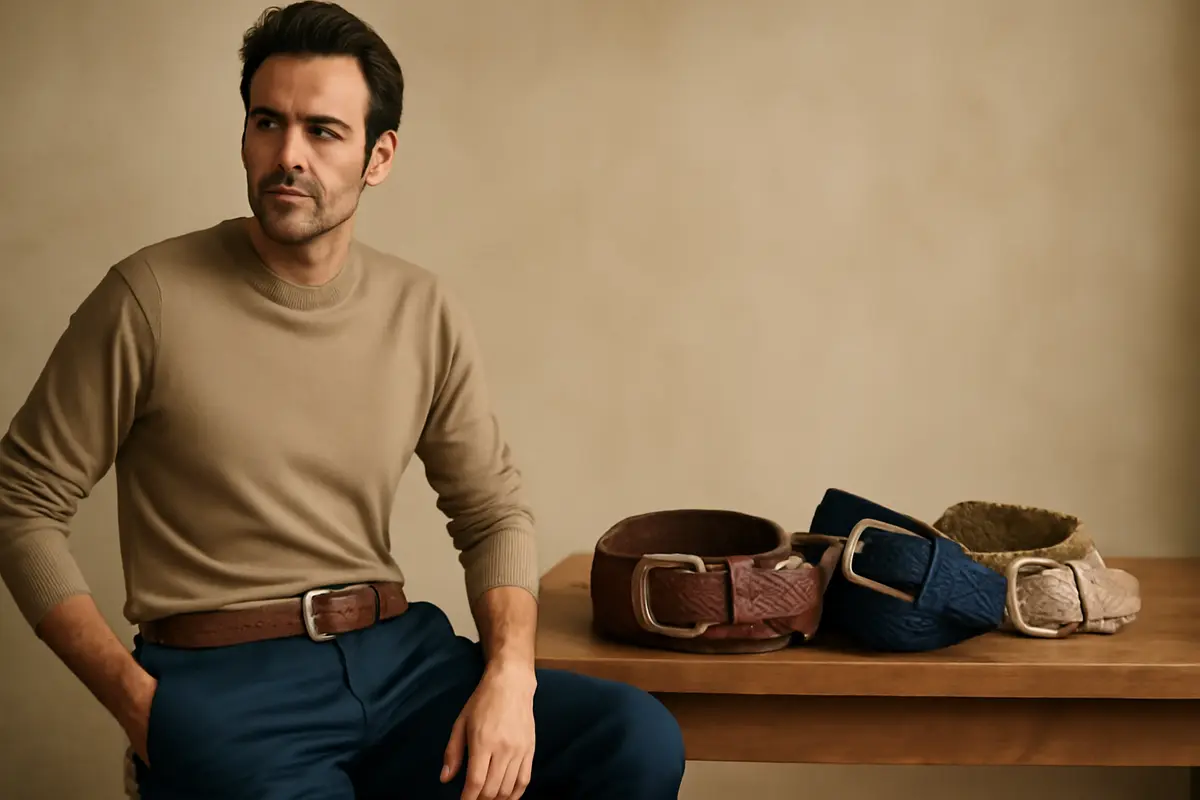Cinture intrecciate uomo: perché sono la scelta migliore per uno stile casual curato