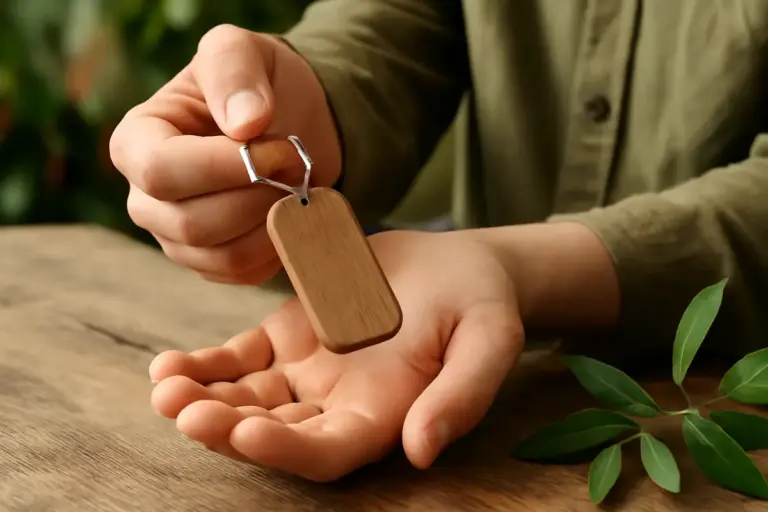 Portachiavi in legno certificato: perché sono la soluzione più originale per regali green