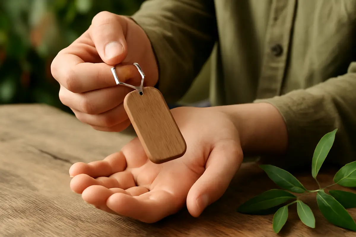 Portachiavi in legno certificato: perché sono la soluzione più originale per regali green