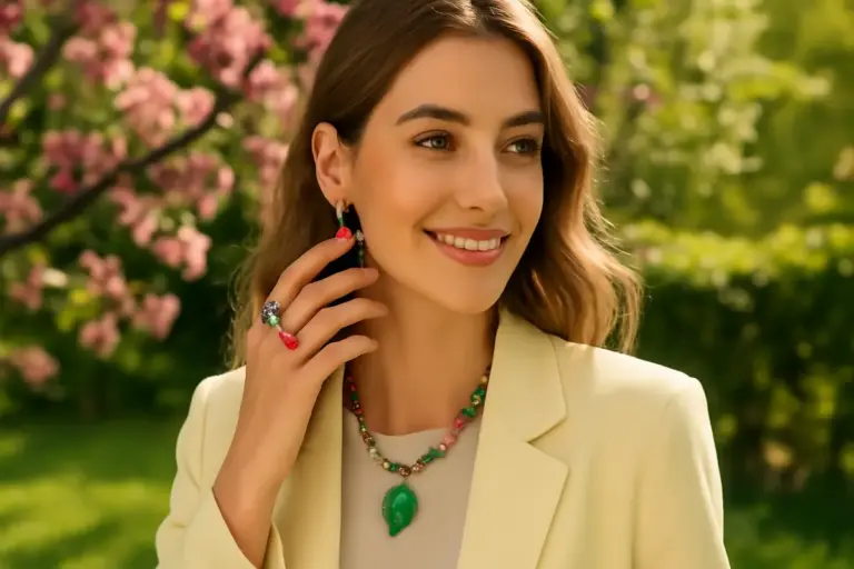 Gioielli colorati per la primavera: abbinamenti consigliati che illuminano subito il look